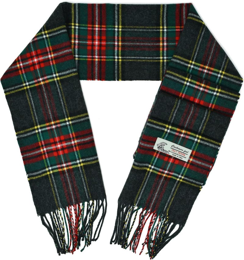 Glory Max Scottish Stewart Tartan Plaid Luxurious Winter Scarf Soft Cashmere Feel 72"x12" - Image 3